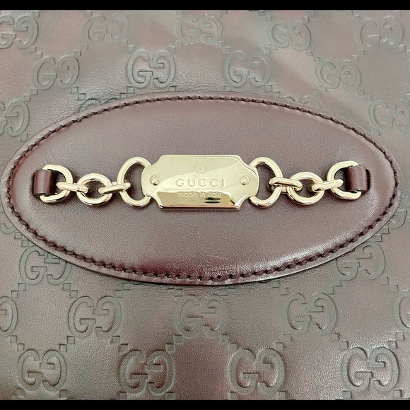 Gucci Guccissima brown leather small hobo - Picture 3 of 14